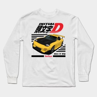 RX7 FD3S Initial D Long Sleeve T-Shirt